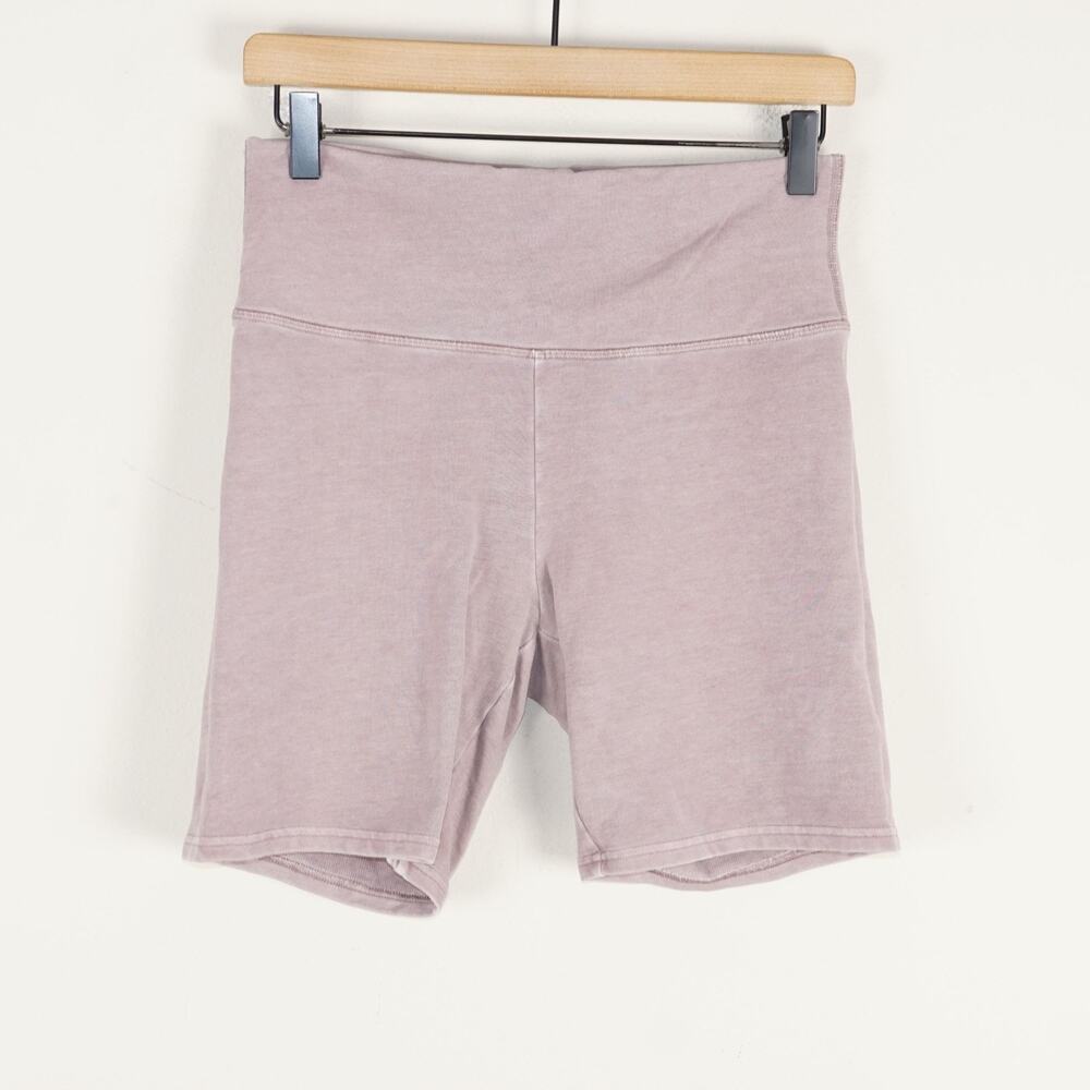Aritza TNA Butter Soft Cotton Terry Knit Blend Mauve Pink Biker Shorts Sz L